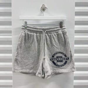 Chevrolet Genuine Parts Heather Gray Sweat Shorts Womens Small GM Licensed